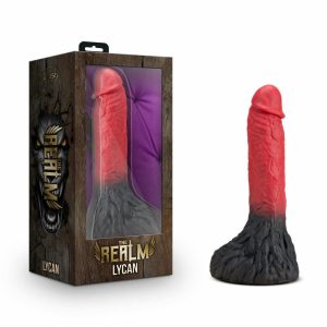 Silicone Dildos | Lycan Red 10.5-Inch Long Dildo With Lock On Base Dildos Silicone Dildos