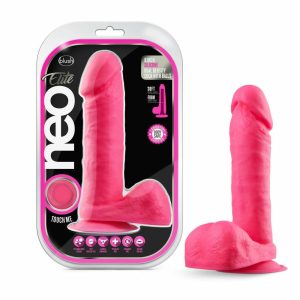 Silicone Dildos | Neon Pink: 8-Inch Long Dildo – Made with Purio™ Silicone & SensaFeel® Dual Density Realistic Technology Dildos Silicone Dildos