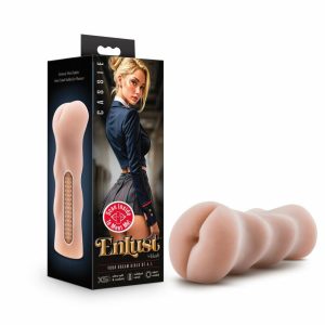 Strokers & Masturbators | Cassie AI Male Masturbator Tight & Ribbed Canal – Made With X5® Plus Ultra Soft, Realistic Anal Feel Open Ended To Fit All Sizes – Beige For Penis Strokers & Masturbators