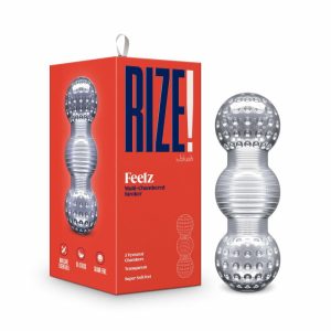 Strokers & Masturbators | Feelz Multi-Textured Chamber Clear Stroker For Penis Strokers & Masturbators