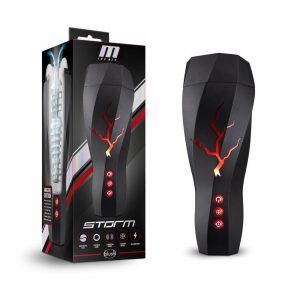 Strokers & Masturbators | Storm Realistic White Vibrating Rechargeable Masturbator / Stroker For Penis Strokers & Masturbators