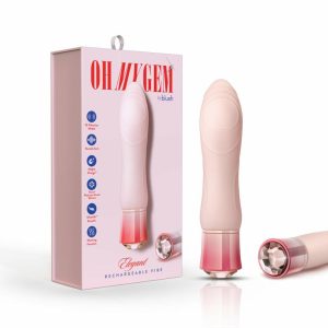 Strong Vibrators | Elegant: 5.5 Inch Warming G Spot Stimulation Vibrator in Morganite with Powerful RumboTech™ Technology Strong Vibrators Strong Vibrators