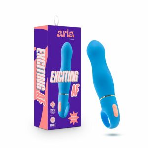 Strong Vibrators | Exciting AF: Enhanced G-Spot Stimulation Blue Silicone Vibrator with Powerful RumboTech™ Technology Strong Vibrators Strong Vibrators