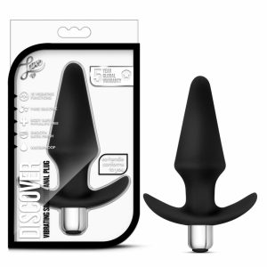 Vibrating Anal Toys | Discover Black 5-Inch Vibrating Anal Plug With Handle Vibrating Anal Toys Vibrating Anal Toys