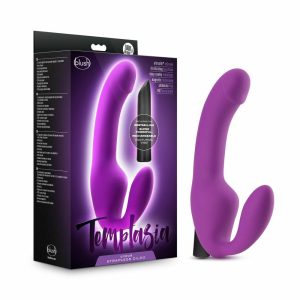 Vibrating Dildos | Cyrus Purple 8.5-Inch Long Rechargeable Vibrating Dildo Vibrators Vibrating Dildos