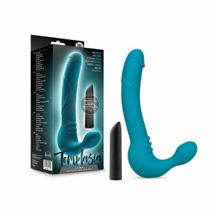 Vibrating Dildos | Luna Curved Teal 9-Inch Long Rechargeable Vibrating Dildo Vibrating Dildos Vibrating Dildos