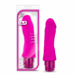 Vibrating Dildos | Marco Curved G-Spot Pink 7.75-Inch Long Vibrating Dildo Vibrating Dildos Vibrating Dildos