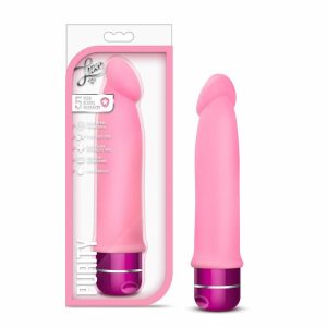 Vibrating Dildos | Purity Pink 7.5-Inch Long Vibrating Dildo Vibrating Dildos Vibrating Dildos