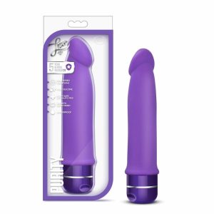 Vibrating Dildos | Purity Purple 7.5-Inch Long Vibrating Dildo Vibrating Dildos Vibrating Dildos