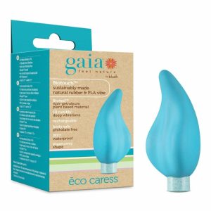 Waterproof Vibrators | Eco Caress: Plant-Based 4″ Waterproof Multifunction Powerful Vibrator in Aqua – Sustainably Made with BioTouch™ & BioFeel™ Vibrators Waterproof Vibrators