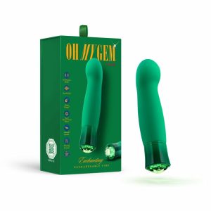 Waterproof Vibrators | Enchanting: 5.5 Inch Warming G Spot Stimulation Vibrator in Emerald with Powerful RumboTech™ Technology Vibrators Waterproof Vibrators