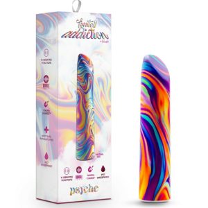 Waterproof Vibrators | Psyche Power Vibe Rainbow Vibrator with Powerful RumboTech™ Technology Vibrators Waterproof Vibrators