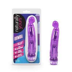 Waterproof Vibrators | Rumba Curved Purple 7-Inch Vibrator Vibrators Waterproof Vibrators