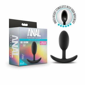 Butt Plugs | Vibra Slim Black 4-Inch Anal Plug Anal Butt Plugs