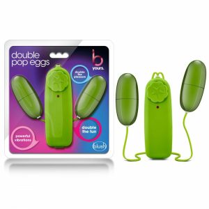 Couple’s Vibrators | Double Pop Egg Lime 2-Inch Vibrating Egg Couple's Vibrators Couple's Vibrators