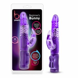 Clitoris Stimulation | Beginner’s Bunny Purple 8.75-Inch Rabbit Vibrator Clitoris Stimulation Clitoris Stimulation