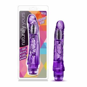 Couple’s Vibrators | Mambo Vibe Realistic Curved Purple 9-Inch Long Vibrating Dildo Couple's Vibrators Couple's Vibrators